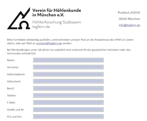 Membership application Membership application